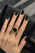black enamel ring