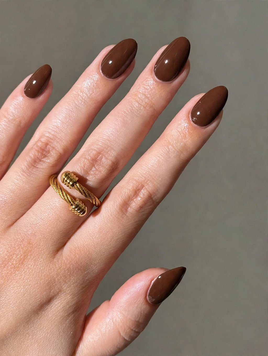 golden Twist – Bypass Ring – HouseOfMirra